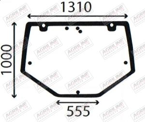 Cab Glass - Rear Window - 83002901