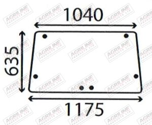 Cab Glass - Rear Window - 930175