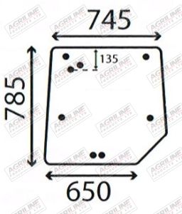 Cab Glass - Rear Window - 3821484M1