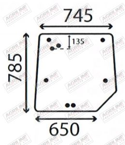 Cab Glass - Rear Window - 3821485M1