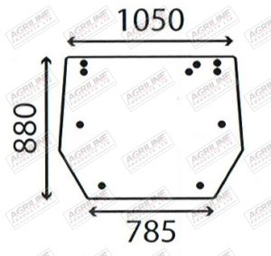 Cab Glass - Rear Window - V33118300