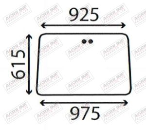 Cab Glass - Rear Window - 1878349M1