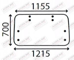 Cab Glass - Rear Window