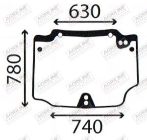 Cab Glass - Curved Rear Window - 44910455 TN65F TN75A