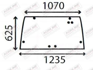 Cab Glass - Rear Window - 1330904C2