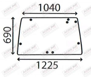 Cab Glass - Rear Window - K312000