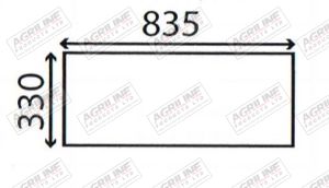 Cab Glass - Lower Rear - K303950