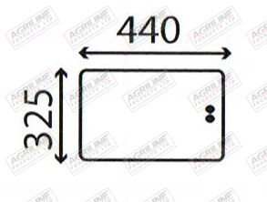 Cab Glass - Sliding Lower Rear - K303707