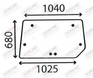 Cab Glass - Rear Window - 144794A1