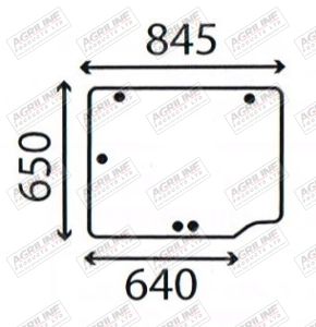 Cab Glass - Rear Window - 126317A2