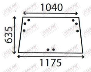 Cab Glass - Rear Window - K965668