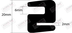 Glazing Rubber- Door Glass/ Door Frame