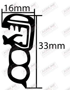 Lower Rear Window Rubber Kit